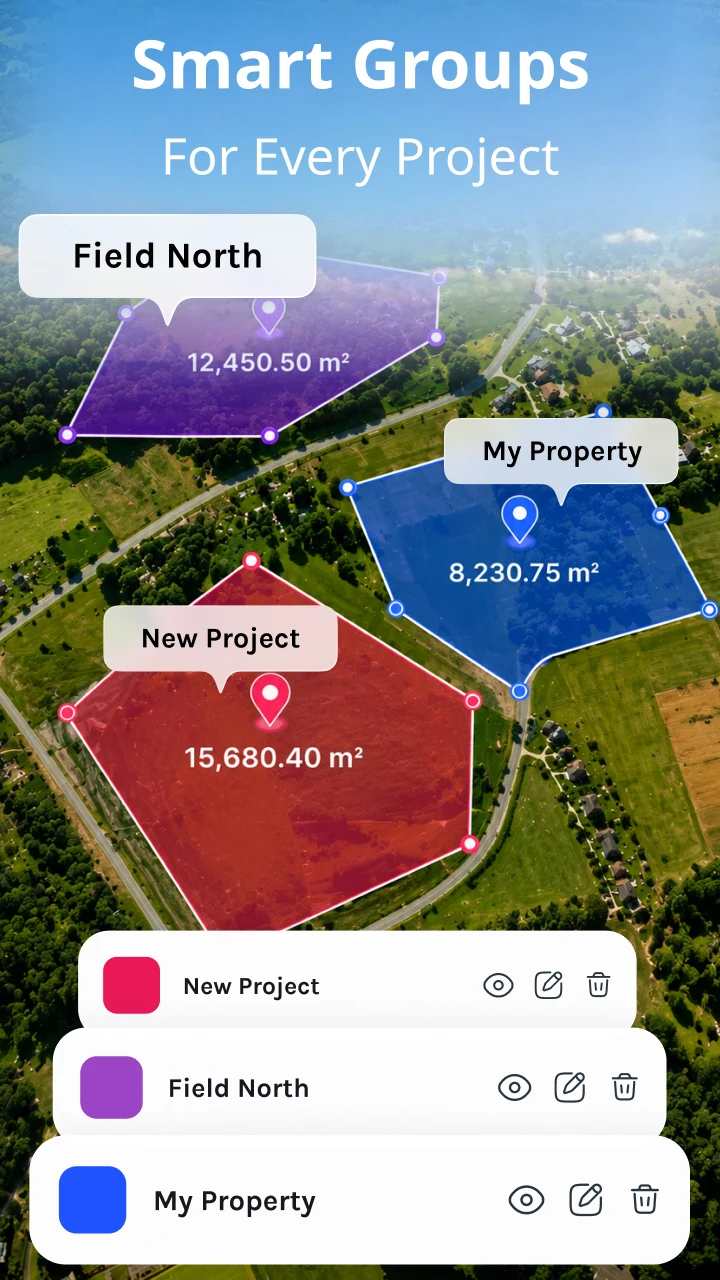 FieldCalc - GPS Area Measure screenshot