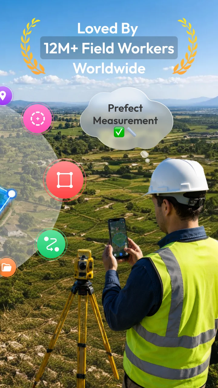 FieldCalc - GPS Area Measure screenshot