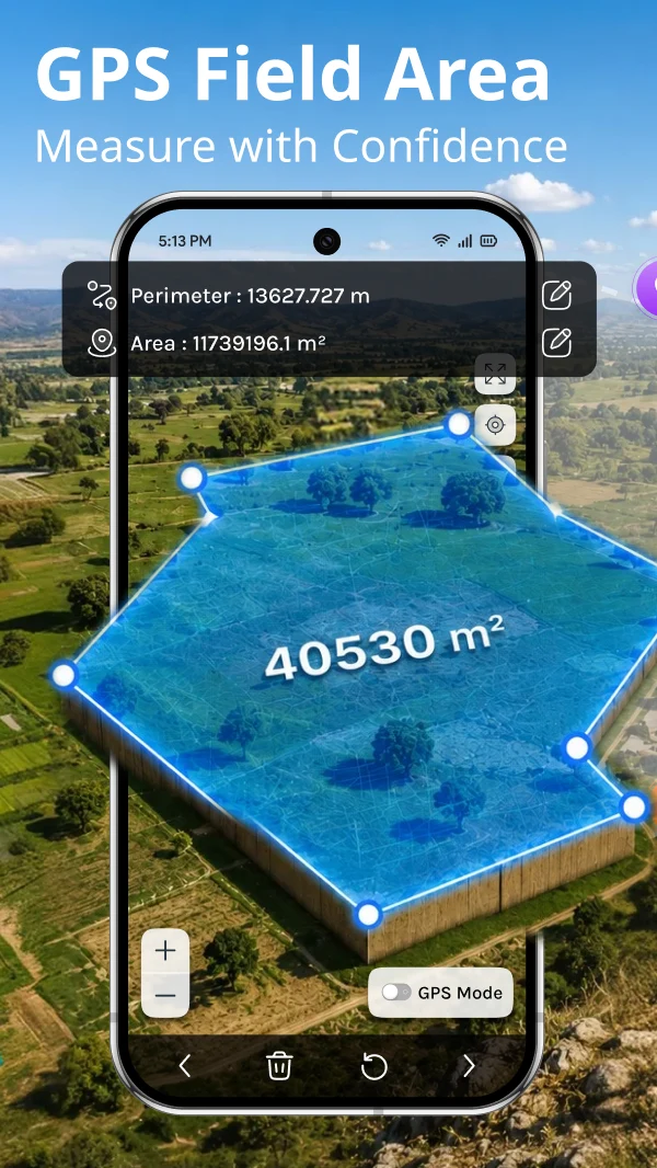FieldCalc - GPS Area Measure screenshot